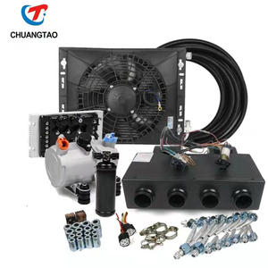 Climatiseur universel sous tableau de bord 12V 24V avec compresseur pour véhicule électrique - Product Image 2
