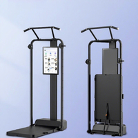 Machine de musculation multi-stations NJ Smart Indoor Home Gym avec structure en acier pour l'entraînement du dos et des jambes