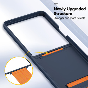 Funda para <span class=keywords><strong>Samsung</strong></span> <span class=keywords><strong>Z</strong></span> <span class=keywords><strong>Flip</strong></span> 7 con Correa de Muñeca, Anillo de Soporte Antigolpes, Funda Protectora para Teléfono Móvil para <span class=keywords><strong>Samsung</strong></span> Galaxy <span class=keywords><strong>Z</strong></span> <span class=keywords><strong>Flip</strong></span> 7 6 - Product Image 2