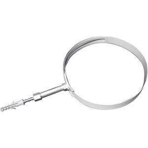 Collarín Ajustable para Tubos de Chimenea Pintados de Blanco, Diámetro 140-200, Accesorio para Calentador de Gas - Product Image 1