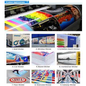 <span class=keywords><strong>Vinilo</strong></span> Adhesivo de PVC para Impresión con Solvente, Material para Etiquetas Promocionales y Publicitarias, 120gsm, Pegamento Fuerte, Autoadhesivo - Product Image 6
