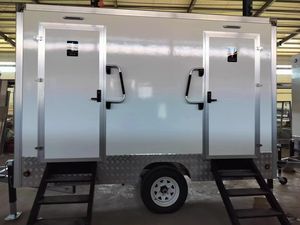 Lusso Mobile bagno personalizzabile di alta qualità portatile rimorchio per campeggio Park fatto FRP materiale del pannello Sandwich Wash Wash - Product Image 2