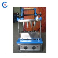 Machine à faire des cornets de glace ZHOUFENG avec moteur 380V, puissance 2000W, fonctionnement manuel, grande capacité, facile à utiliser