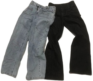 Wholesale Second-Hand Women's Denim Jeans Pants Wide Leg for Summer Wear Clothing in <strong>Bulk</strong> Ukay Ukay Bales <strong>Apparel</strong> Stock UK - Product Image 4