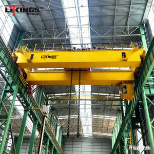 Pont roulant QE à double chariot, télécommande sans fil, double poutre, poutre flottante, 850 tonnes avec palan, utilisation en atelier, moteur - Product Image 1