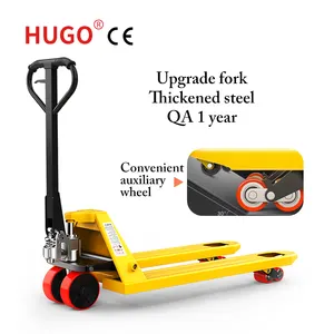 2000kg 2500kg 3000kg Nylon PU Rubber Wheels Pallet Truck Repair Manual 2.0 Ton Pallet Jack For Sale Hydraulic Hand Pallet Truck