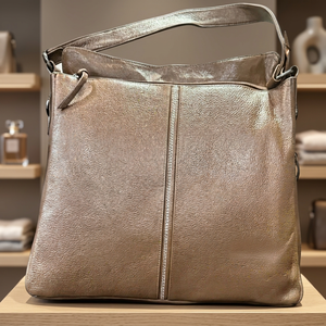 Nouveauté BS INTERNATIONAL Sac à main décontracté en cuir véritable pour femme, écologique, grande capacité, fermeture éclair imperméable - Product Image 5