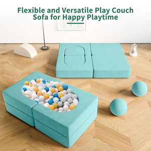 Modular Children's Play Couch <b>Sofa</b> With Ball Pit For <b>Kids</b> Age 3 And Above - Product Image 1