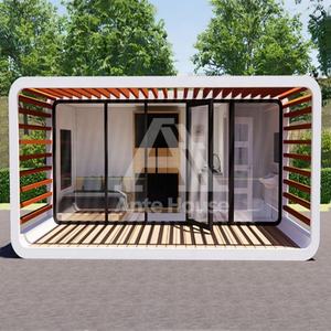 20피트 40피트 이동식 모듈형 간편 이동 맞춤형 조립식 현대식 이동식 애플 캐빈 하우스 판매용 조립식 휴대용 사무실 포드 - Product Image 3