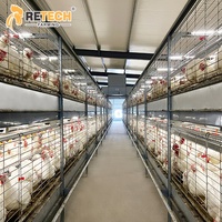 Nouvelle Conception Cage d'élevage à 2 Niveaux en Acier Galvanisé à Chaud avec Plancher à Caillebotis pour Équipement d'Élevage Avicole pour Ferme Parentale