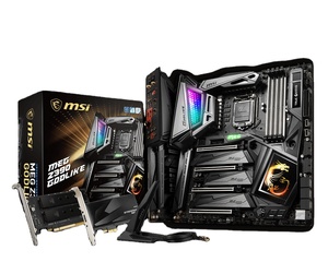 Carte mère d'ordinateur MS1 reconditionnée MEG Z390 GODLIKE 4xDDR4 LGA 1151 compatible avec les processeurs de 9e génération, carte mère pour ordinateur de jeu MEG Z390 - Product Image 1