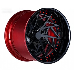 Juego de 2 Ruedas Forjadas de Aleación de Aluminio Personalizadas de 17 18 19 20 21 Pulgadas 5x100 5x108 5x112 5x114.3 5x115 5x120 5x127 <span class=keywords><strong>La</strong></span> Voiture Noire Rim - Product Image 1