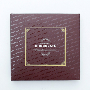 Revêtement Uv 2 Pièces Avec Diviseur/Noir Meilleure Vente Pas Cher Boîte De Cadburys Recycler Papier Cadeau <span class=keywords><strong>Chocolat</strong></span> boîtes - Product Image 1