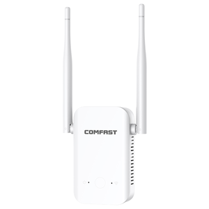 Comfast CF-WR301S V3 nhà <span class=keywords><strong>Wifi</strong></span> Repeater 300Mbps hai ăng-ten thông qua-Tường tín hiệu khuếch đại với 80 mét vuông bảo hiểm và 82mW đạt được - Product Image 1