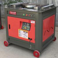 Cintreuse automatique de barres d'armature GW45 CNC pour barres d'acier de 4-32/36 mm avec commande numérique et roues