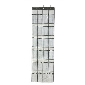 Oferta Especial: Organizador Colgante Transparente de 24 Compartimentos para Puerta, Diseño Plegable Funcional de Acero Inoxidable - Product Image 1