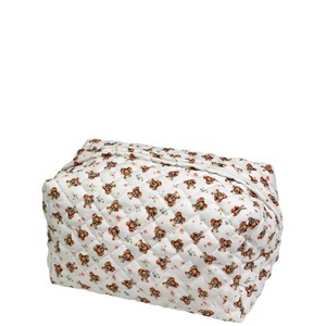 Instagram-worthy teddy bear and seashell cosmetic bag, large capacity stationery storage bag, pencil <b>case</b>, travel portable - Product Image 5