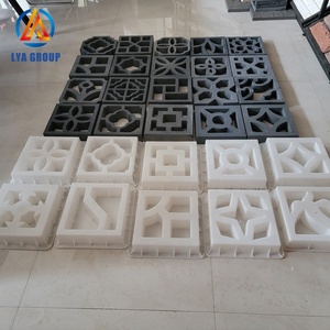 3D art fence window block mold precast concrete tile mold plastic making customise design