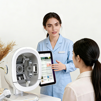 Novedades en tecnología coreana: Analizador de piel inteligente con IA, vista panorámica 3D profesional, escáner digital 3D K33, analizador de piel con IA.