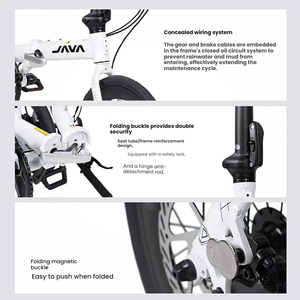 <span class=keywords><strong>Bicicleta</strong></span> Ligera Plegable <span class=keywords><strong>de</strong></span> Aleación <span class=keywords><strong>de</strong></span> Aluminio <span class=keywords><strong>de</strong></span> 16 Pulgadas <span class=keywords><strong>con</strong></span> Frenos <span class=keywords><strong>de</strong></span> Disco, <span class=keywords><strong>Bicicleta</strong></span> Compacta <span class=keywords><strong>de</strong></span> 7 Velocidades para Adultos, para Desplazamientos Diarios Urbanos - Product Image 4