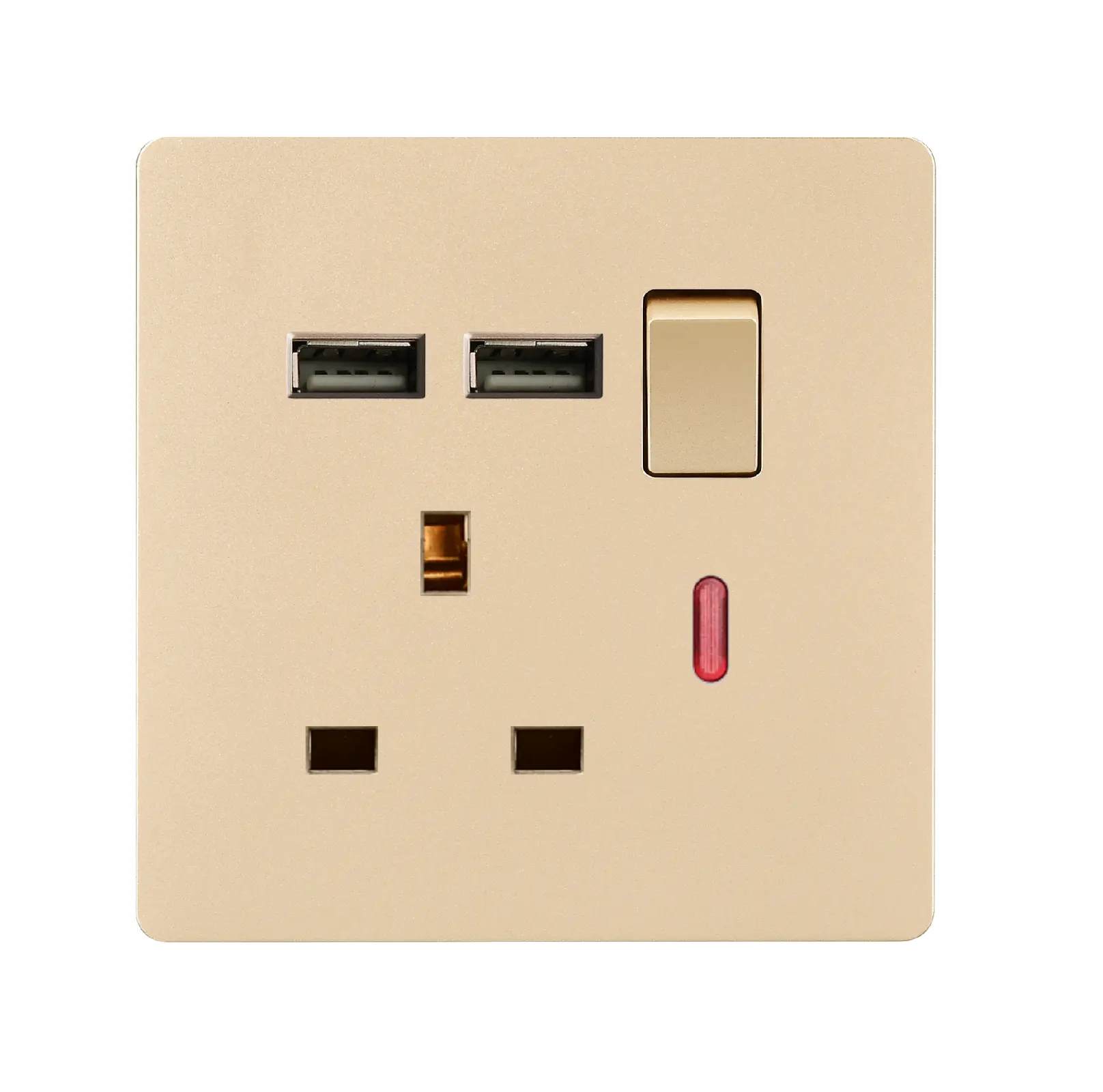 CGZ home wall light switch EU UK standard 1/2/3 Gang electrical wall switch socket
