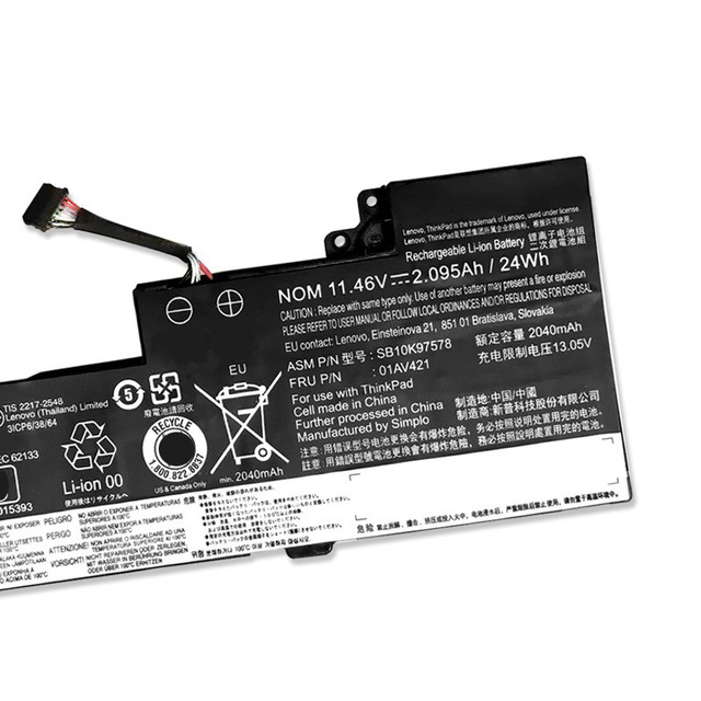 High Quality ThinkPad T470 95% New Business Replacement Laptop Battery Fpr T470/A475/T480/SB10K97577 01AV421/420/419 01AV489