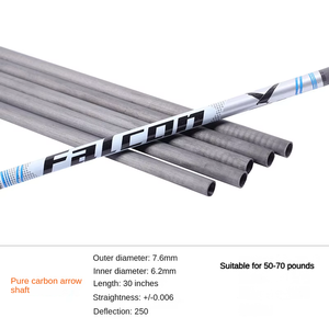 Carbon Tinh Khiết Bow Mũi Tên Với 6.2Mm Trục Đa-Độ lệch Truyền Thống Composite Đầu Mũi Tên Cho Chụp - Product Image 3