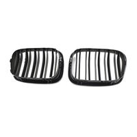 Grille de calandre avant double lamelles motif carbone ABS à montage rapide, directement de l'usine, pour BMW Série 5 E39 1995-2002