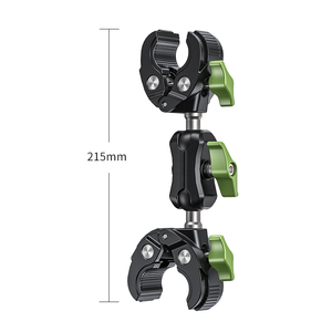 Tùy chỉnh đôi bóng đầu cánh tay mạnh mẽ cua plier Clip Bracket xe máy Ống kẹp hỗ trợ gắn kết - Product Image 1
