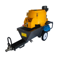 Machine à projeter du plâtre, de la chaux et du mortier automatique à haute efficacité Wallgoe POLI TIMER 120 JP70--L 4.5/5.5KW