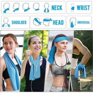 Toalla de Microfibra Ecológica de Secado Rápido, Suave, Multicolor, con Logotipo Personalizado Impreso, Efecto de Enfriamiento Instantáneo, con Botella, Venta al Por Mayor - Product Image 2