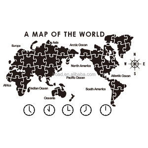 Accenti decorativi creativo stereoscopico ufficio azienda negozio casa arte decorativa mappa del mondo decorazione della parete in acrilico - Product Image 1