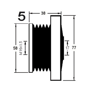 Dispositif de roue libre FAW pour RENAULT CLIO II 1.5 DCi Diesel Compatible avec les modèles 2003-2005 Alternateur de voiture neuf - Product Image 3