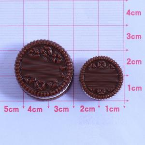 Berbagai Rasa Kue Resin Bulat Berwarna-warni Kue Akrilik Krim Dua Sisi untuk Dekorasi DIY - Product Image 5