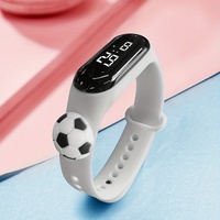 Reloj Inteligente para Estudiantes en Oferta, Pantalla LED Multicolor, Reloj Electrónico para Niños y Niñas, Bonito Reloj Deportivo con Dibujos Animados de Fútbol