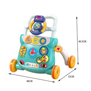 Andador para Bebés al por Mayor, Juguete Educativo, Andador de Aprendizaje para Niños Pequeños 4 en 1 con Ruedas y Asiento - Product Image 5