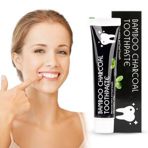 Marque privée OEM Marque distributeur Dentifrice anti-sensibilité Blanchiment naturel au <span class=keywords><strong>charbon</strong></span> de bambou Dentifrice - Product Image 3