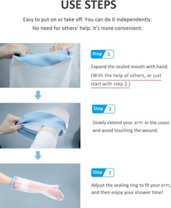 Main de couverture en fonte imperméable de haute qualité pour les pansements de protection des plaies de douche garder les bandages et les pansements au sec - Product Image 6