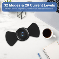 Appareil TENS sans fil pour soulager les douleurs menstruelles et dorsales, machine TENS avec chaleur pour les crampes menstruelles, masseur EMS rechargeable