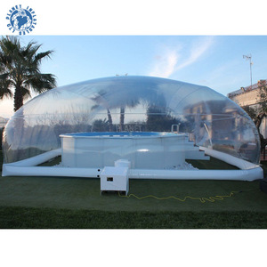 Couverture de piscine gonflable, tente dôme personnalisée de haute qualité, <span class=keywords><strong>bulle</strong></span> transparente pour l'<span class=keywords><strong>hiver</strong></span>, offre spéciale - Product Image 1