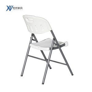 كرسي حديقة قابل للطي من المصنع للبيع المباشر، كرسي حديث أبيض قابل للطي لحفلات الزفاف والمناسبات - Product Image 1