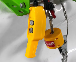 Katrol listrik portabel 110 kg jarak jauh nirkabel 500 V katrol kecil untuk penanganan Material - Product Image 3