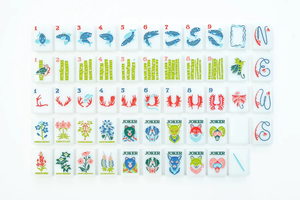 <span class=keywords><strong>Jeu</strong></span> <span class=keywords><strong>de</strong></span> <span class=keywords><strong>Mahjong</strong></span> Américain Moderne <span class=keywords><strong>de</strong></span> Luxe, 160 Tuiles <span class=keywords><strong>en</strong></span> Acrylique Blanc, Couleur Personnalisable, Durable, Écologique, Pliable et Portable - Product Image 3