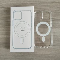 Coque de protection intégrale transparente en TPU+PC magnétique antichute antichoc pour iPhone 18 17 16 15 14 13 11 Pro Max