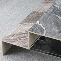 Carrelage de sol en céramique, style marbre poli, antidérapant, rainuré, carrelage en porcelaine, 30x120, carrelage pour escaliers