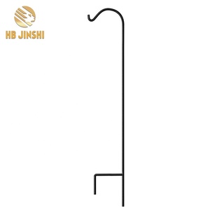 Factory Supply Outside <strong>Garden</strong> Wire 1.5m Metal Shepherd <strong>Hook</strong> - Product Image 2