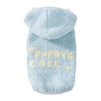 Pull pour chien avec capuche Vêtements d'hiver chauds pour petits chats de race moyenne, peluche confortable Teddy Puppy Tricots Tenue de Noël