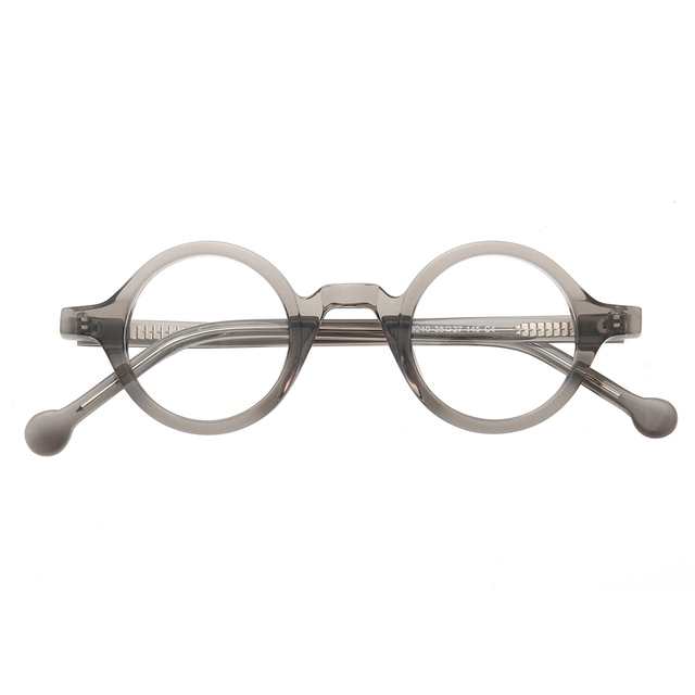 Retro Style K9240 Acetate Unisex Vintage Round Base Lens Optical Frames