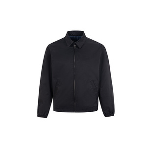 Veste Homme en Velours Côtelé à Carreaux, Coupe Slim, Fermeture Éclair, Col Revers, Style Tough <span class=keywords><strong>Guy</strong></span>, Coupe Droite et Décontractée, Idéale pour le Printemps - Product Image 2