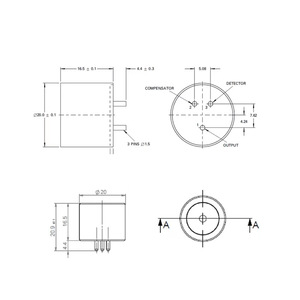 Sensor de metano Sgx Vq548mp, combustión catalítica, bajo consumo de energía, sensor de seguridad antipoisoning - Product Image 2